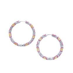 Light Crystal Hoops