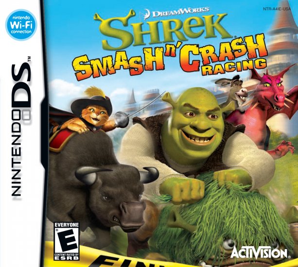 SHREK SMASH N CRASH RACING NDS