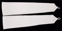 White Matte Fingerless Gloves GL203795