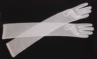 White Sheer Gloves GL222995
