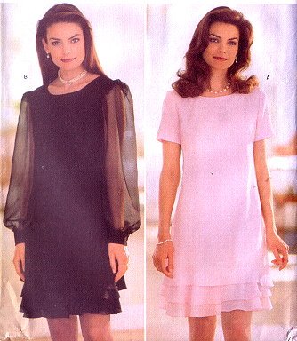 Butterick 5264 Ladies Fitted A-Line Dress Pattern 6-8-10