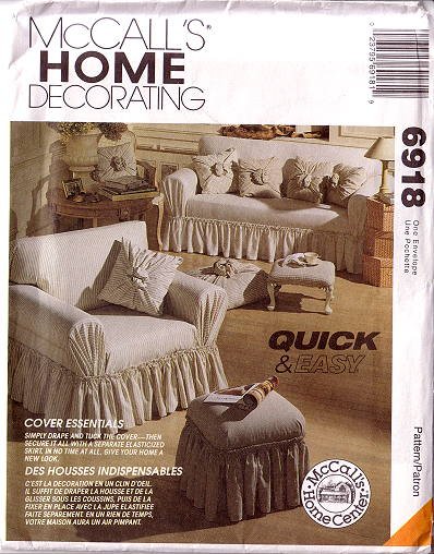 MCCALLS 6918 Quick & Easy Covers For Living Room and Bedroom