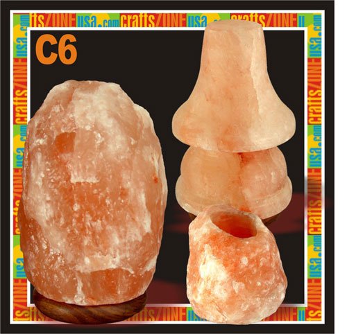 Himalayan Salt Table Lamp - Tealight - C6
