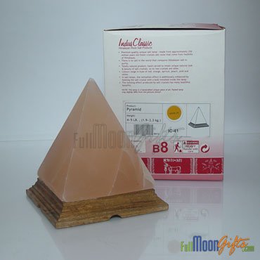 New Premium Quality Himalayan Rock Salt Lamps Pyramid Shape 4~6Lbs