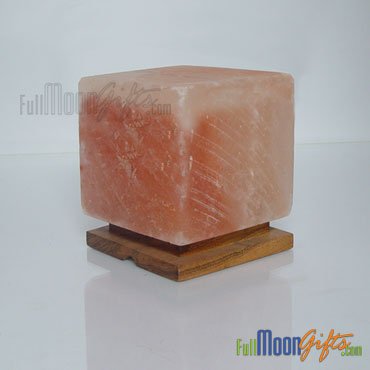 Himalayan Rock Salt Lamps Cube Shape 6~8Lbs