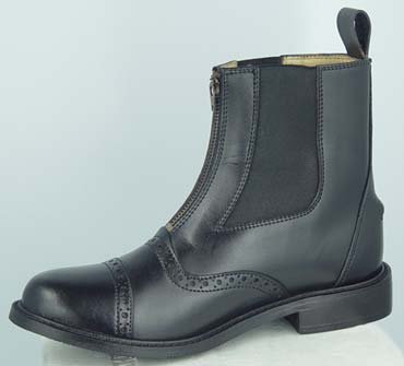 GZ Lady Zipped PADDOCK BOOT Horse back riding Black 9