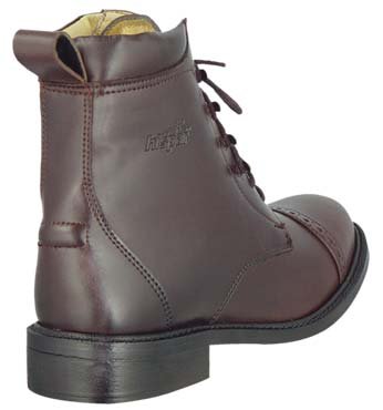GL LADY LACED PADDOCK BOOTS English HorseRiding Brown 9