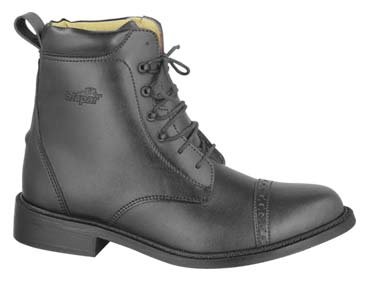 GL LADY LACED PADDOCK BOOTS English HorseRiding Black 9
