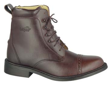 GL LADY LACED PADDOCK BOOTS English HorseRiding Brown 7