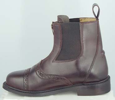 CZ KIDS Zipped PADDOCK BOOT Horseback riding Brown 13