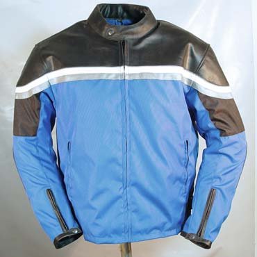 New MOTORCYCLE LEATHER TEXTILE SUMMER JACKET