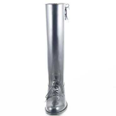 MB2 Men Motorcycle Motorbike Cops Police Sargent Officer Patrol Riding Tall Leather Boots Plus 2Plus