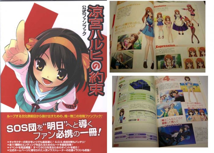 Haruhi Suzumiya Official Fan Book Art Book