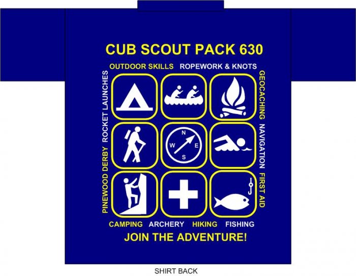 Pack 630 T-Shirt, Youth Large