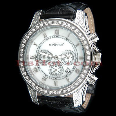 Ice Time Iceberg Diamond Watch 2.50 ctw. White MOP