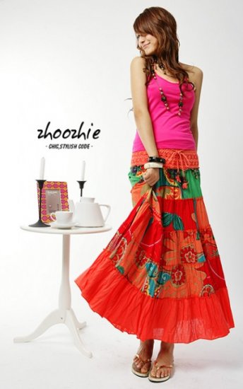 Cotton Printed Skirt