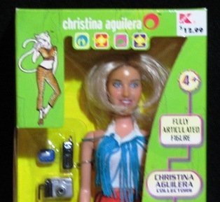12" CHRISTINA AGUILERA FASHION DOLL 1999 YABOOM