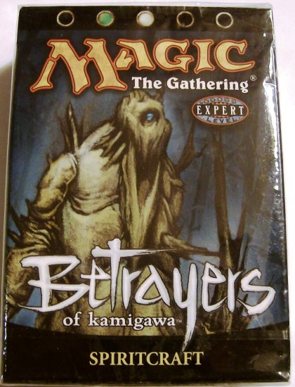 Magic The Gathering Betrayers of Kamigawa Spiritcraft green white MTG Theme Deck