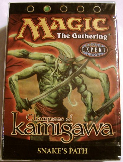 Magic the Gathering Snake's Path Champions of Kamigawa MTG green Theme Deck