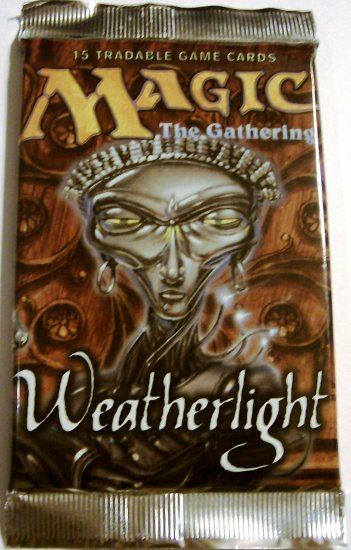 Magic the Gathering Weatherlight Booster Pack MTG