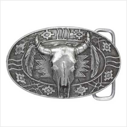 Pewter Southwestern Belt Buckle
