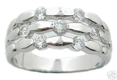 1.50ct BRILLIANT CUT SIMULATED DIAMOND ANNIVERSARY BAND RING
