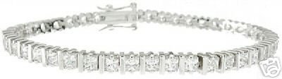 10.88ct BRILLIANT CUT SIMULATED DIAMOND BRACELET