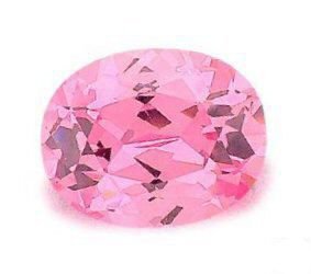 1.50CT FLAWLESS PINK OVAL CUT SIMULATED DIAMOND