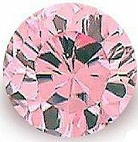 2.00CT PINK ROUND CUT SIMULATED DIAMOND