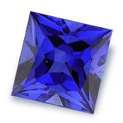 2.0CT FLAWLESS PRINCESS CUT SAPPHIRE SIMULATED DIAMOND