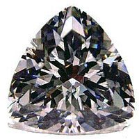 2.00CT FLAWLESS TRILLION CUT SIMULATED DIAMOND