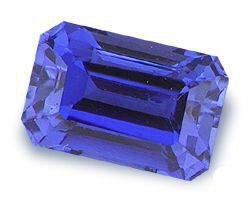 2.50CT FLAWLESS EMERALD-CUT SAPPHIRE SIMULATED DIAMOND