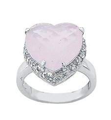 2.90ct HEART CUT SIMULATED DIAMOND ENGAGEMENT WEDDING RING