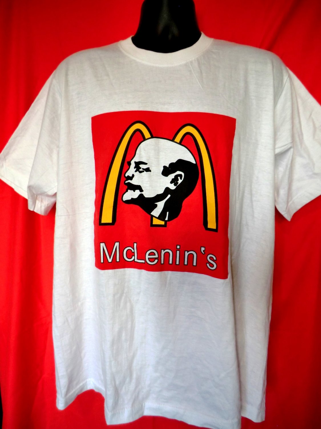 mcdonalds t shirt blue