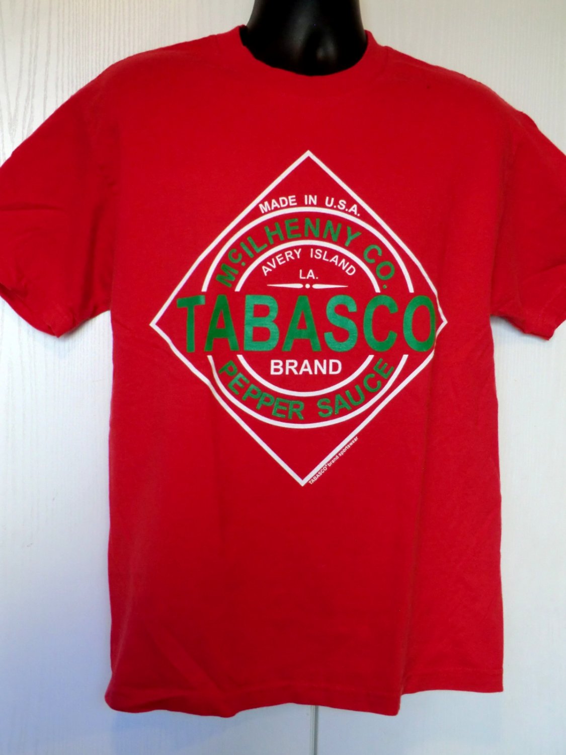 Sold Tabasco Louisiana Red T Shirt Size Large Pepper Sauce