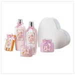 PURPLE ROSE SCENTED BATH SET