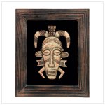 AFRICAN MASK WALL PLAQUE