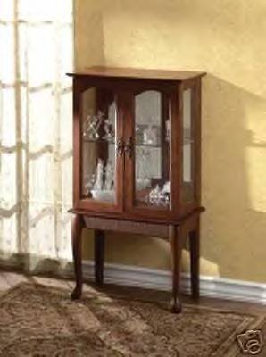 Antique Styled Curio Cabinet with Glass Doors - BEAUTIFUL!!