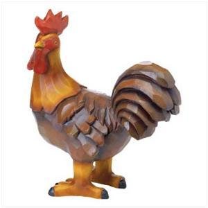 Rooster Statue - French Country Decor - Very Handsome!! FREE SHIPPING!!!