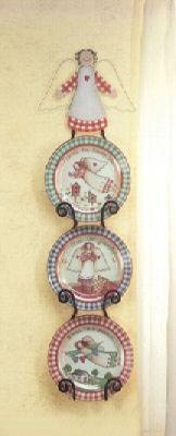 Decorative Angel Plate Set - 4 piece set of angel plates!