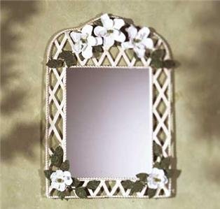 Magnolia Lattice Mirror - pretty mirror - SHIPS FREE!!