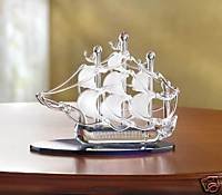 Sailboat on Crystal Seas - lovely glass sailboat.