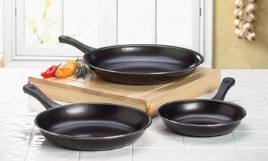 Non-Stick Frying Pan Set - Set of 3 Frying Pans - Nonstick Frying Pans