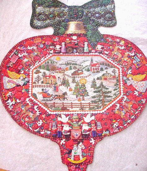 Springbok Christmas Ornament Puzzle Complete