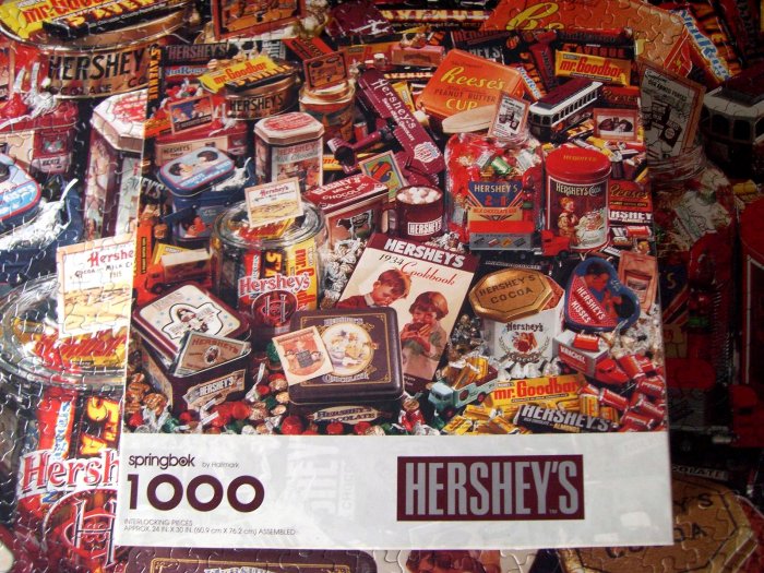 SOLD! Springbok Puzzle 1997 HERSHEY'S 1000 Pieces Complete