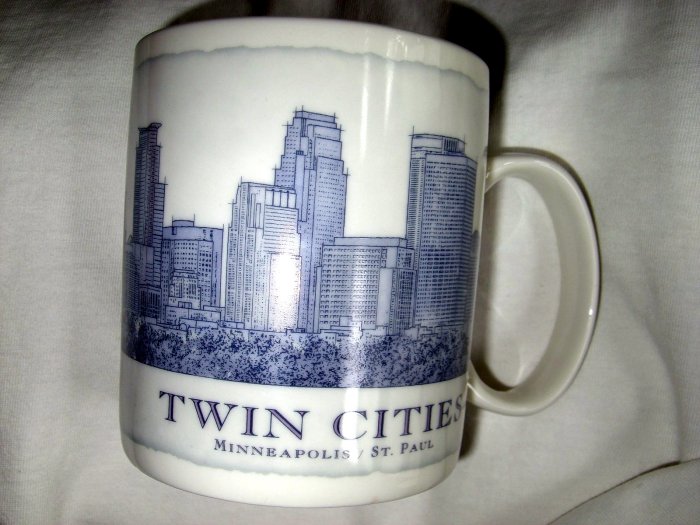 SOLD! STARBUCKS Twin Cities Architectural Series Mug Minneapolis St Paul Minnesota MN