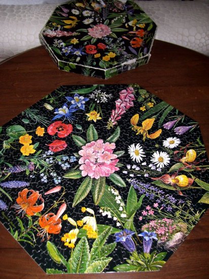 SOLD! Vintage Springbok Puzzle PZL8021 ROMANCE OF THE FLOWERS 1968