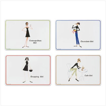 The Girl's 4 pc Placemat Set
