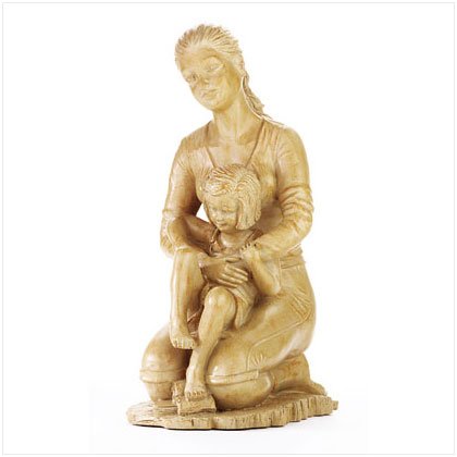 Mother with Daughter Sculpture