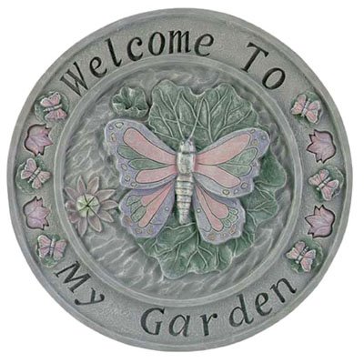 Butterfly Garden Welcome Plaque